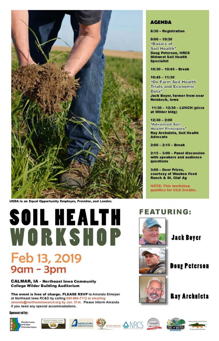 Soil Health Workshop Poster | Allamakee SWCD